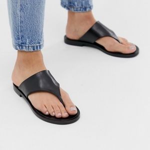 Never been worn &Other Stories leather sandals